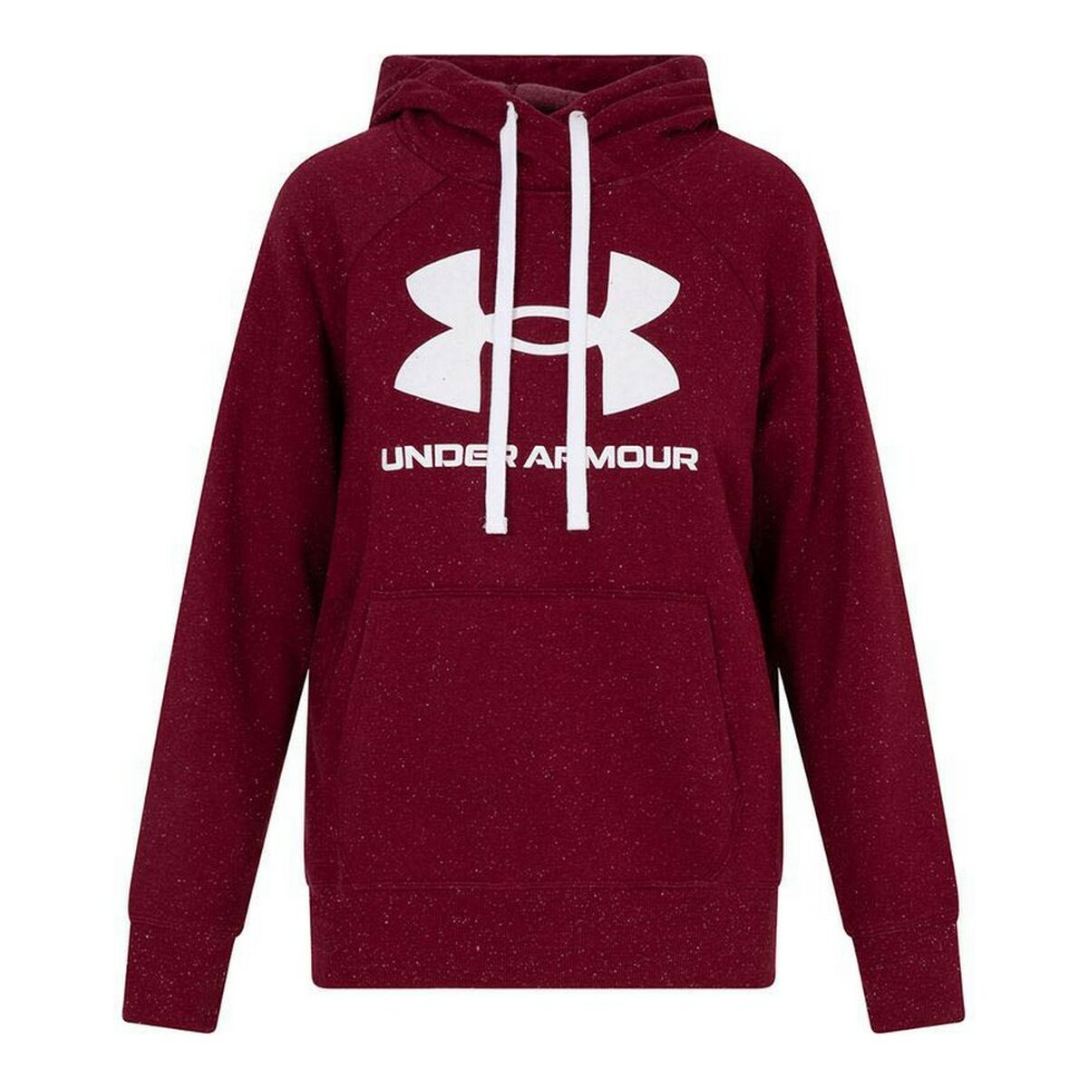 Women’s Hoodie Under Armour Fleece Rival Red Dark Red-0