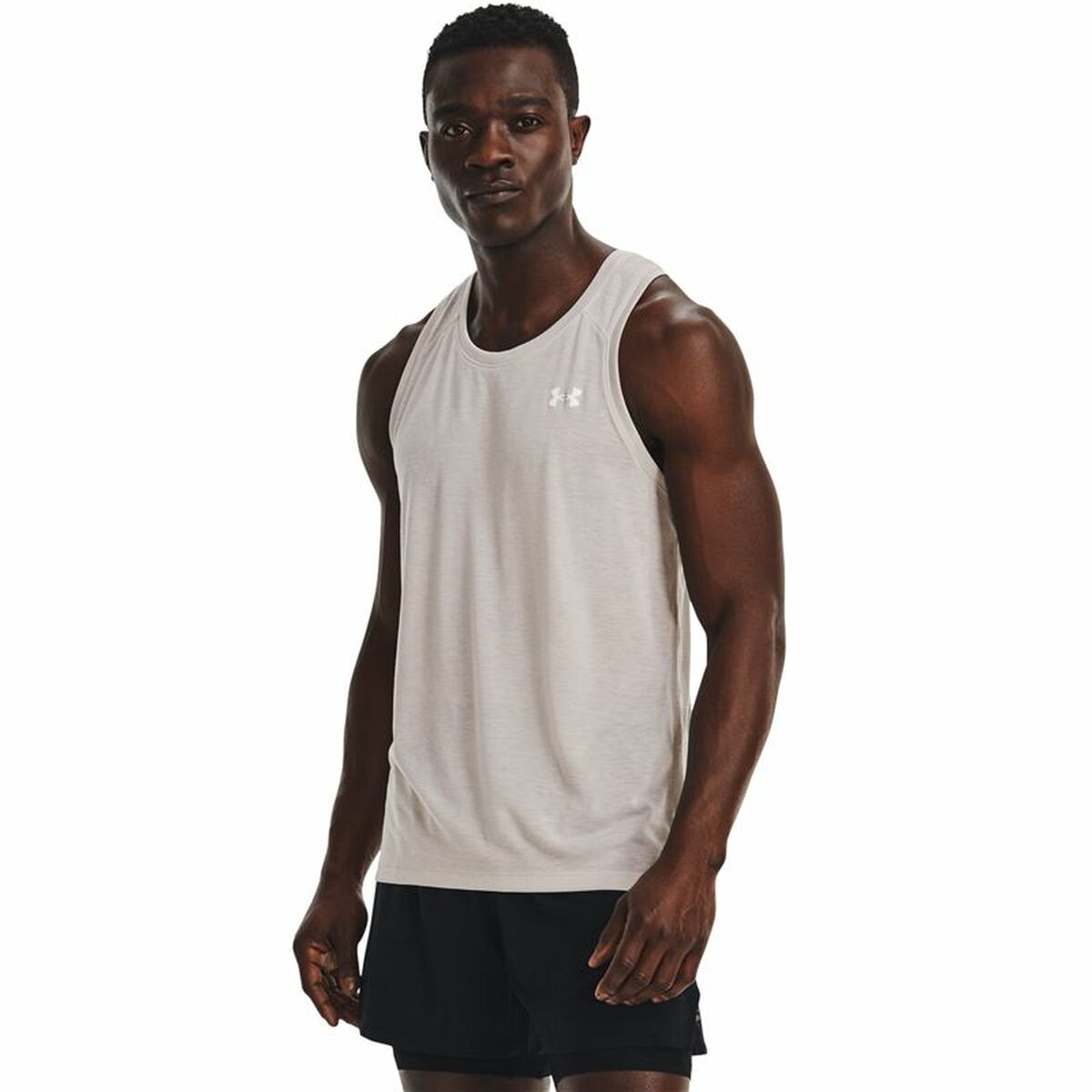 Men's Sleeveless T-shirt Under Armour Streaker Grey-7