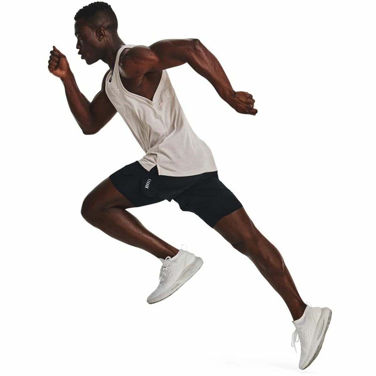 Men's Sleeveless T-shirt Under Armour Streaker Grey-5