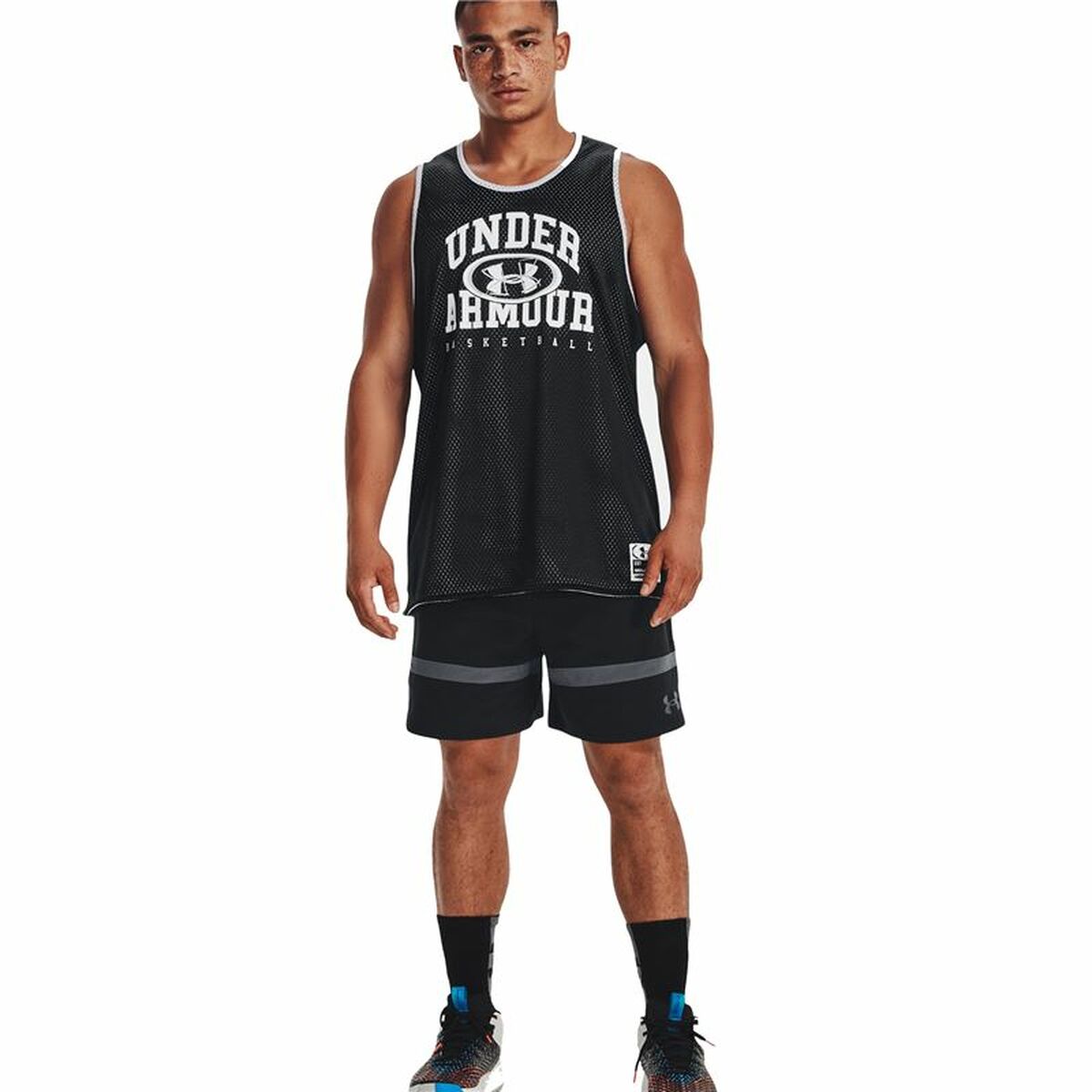 Men's Basketball Shorts Under Armour Baseline Black-2