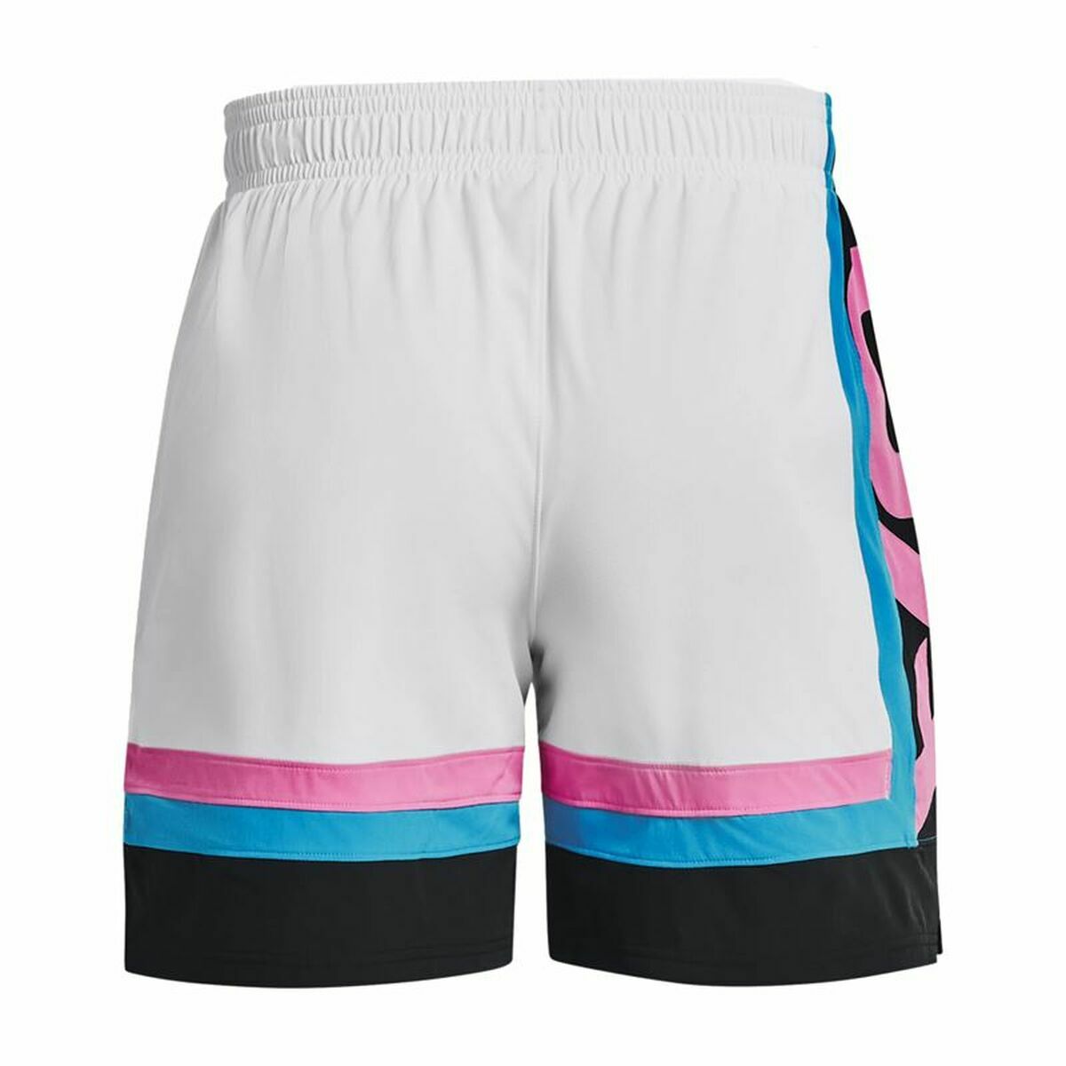 Men's Basketball Shorts Under Armour Baselin White-11