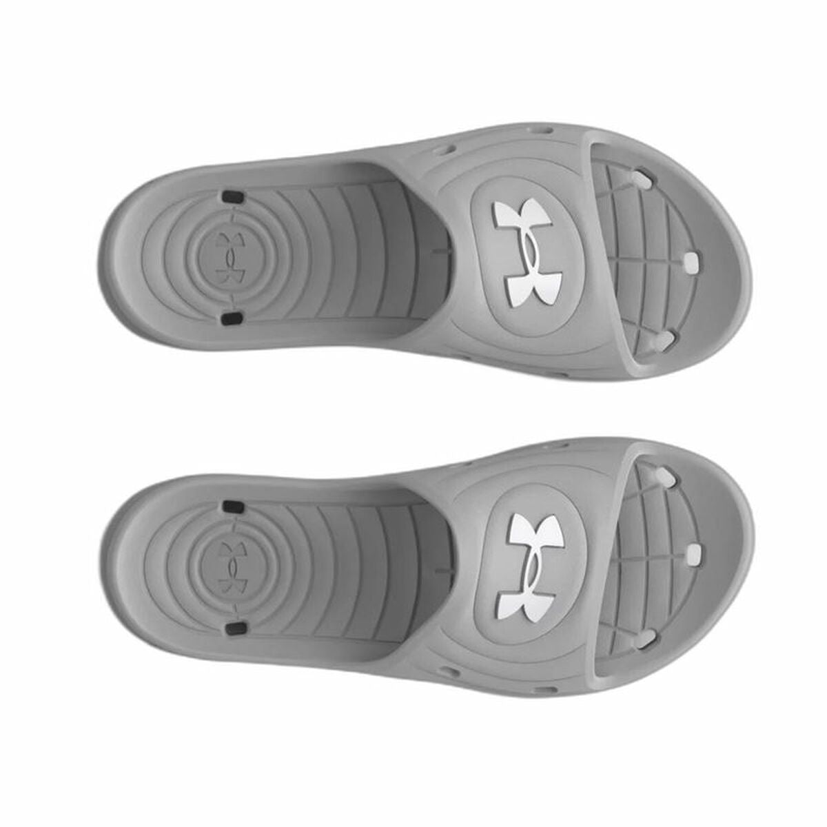 Women's Flip Flops Under Armour Locker IV SL Grey-3