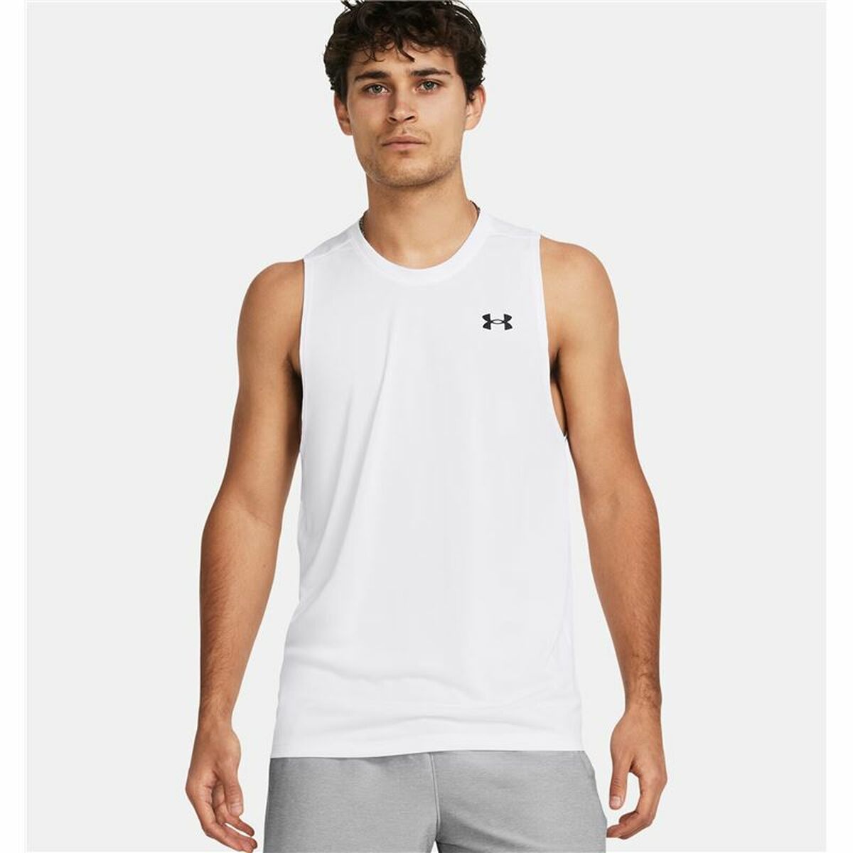 Men's Sleeveless T-shirt Under Armour Tech Tank White-5