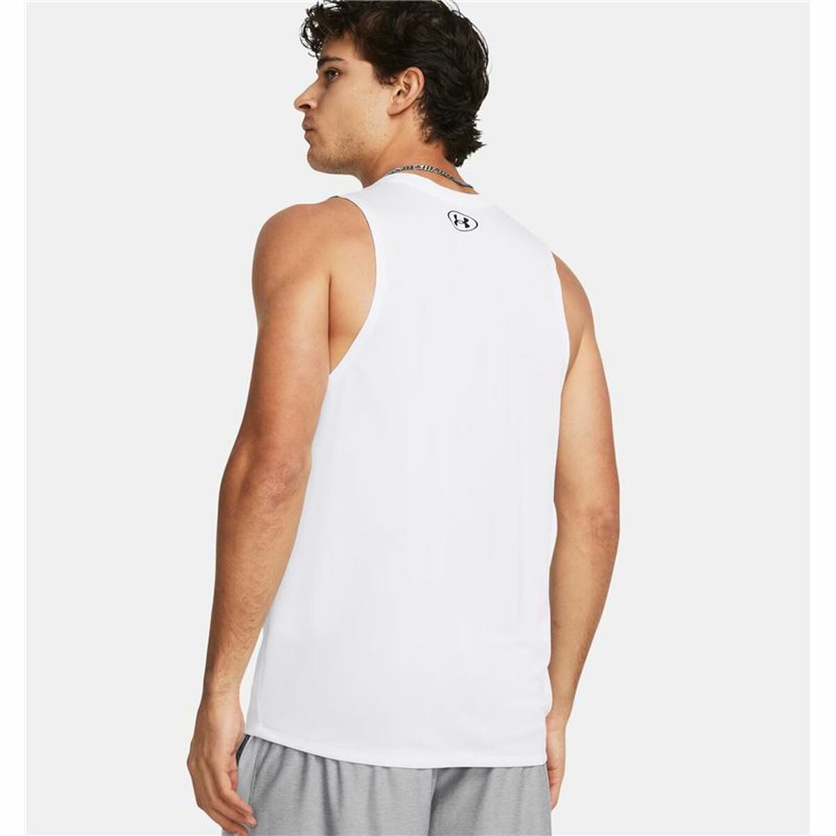 Men's Sleeveless T-shirt Under Armour Tech Tank White-4
