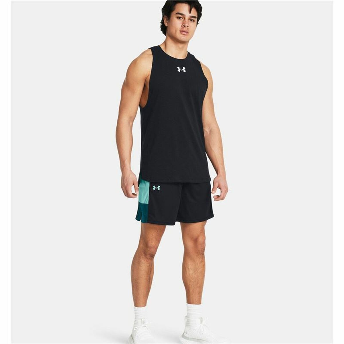 Men's Basketball Shorts Under Armour Baseline Black-4