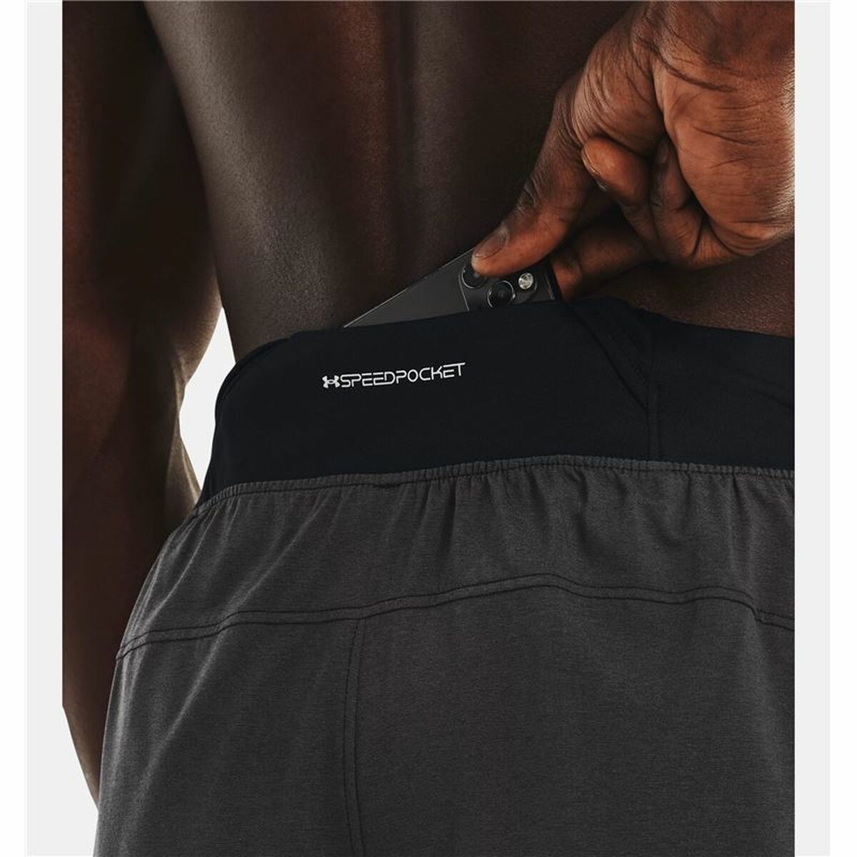 Men's Sports Shorts Under Armour Fleece Jogger Black-4