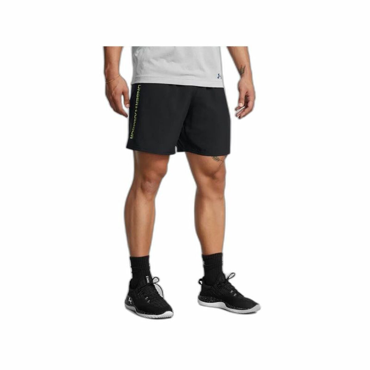 Men's Sports Shorts Under Armour Wordmark Black-4