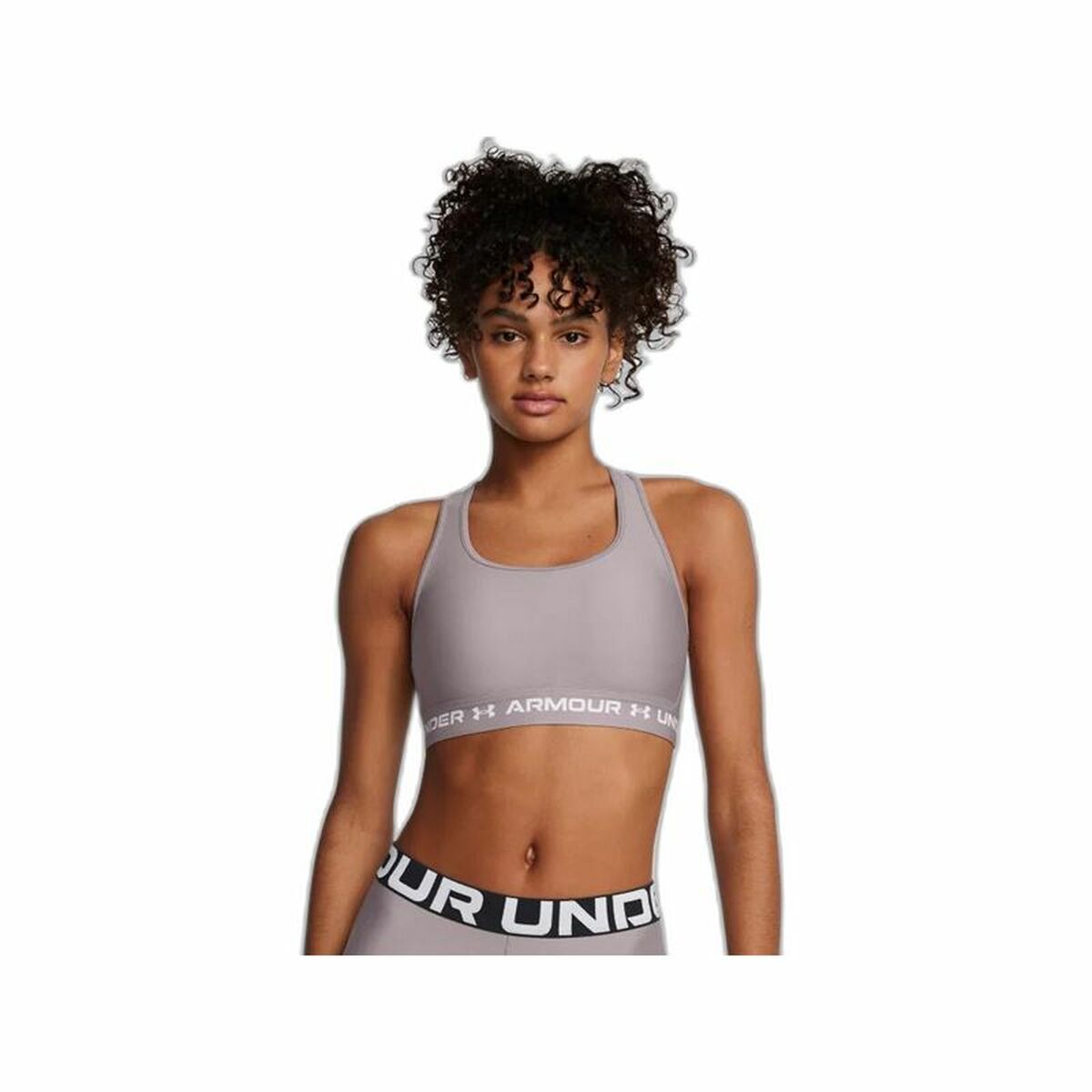 Sports Bra Under Armour CroSSback Mid Grey-4