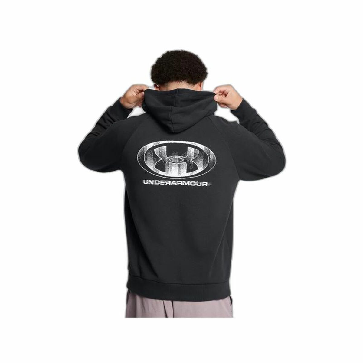 Men’s Hoodie Under Armour Rival Flc Txtr Black-2