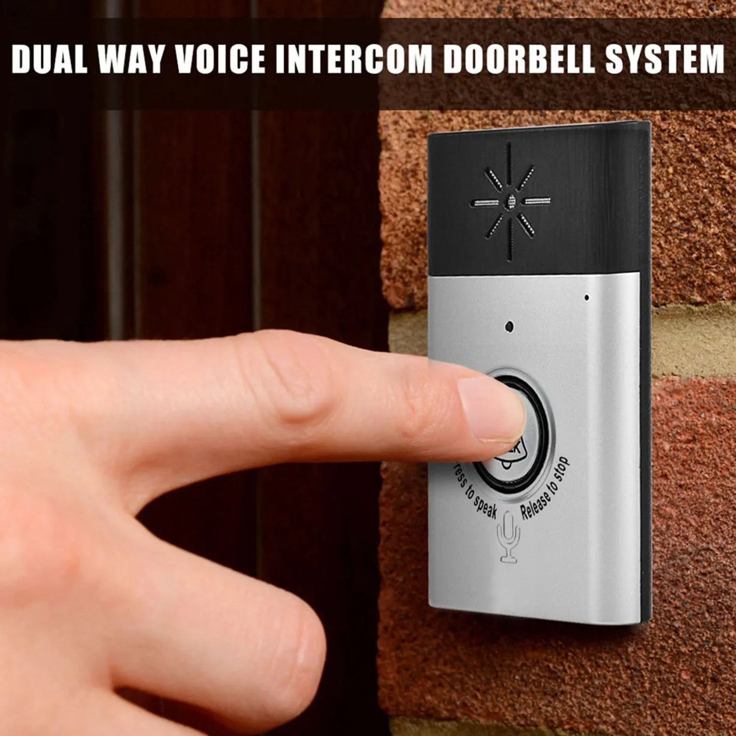 NNEOBA 2-Way Voice Intercom Wireless Doorbell System-2