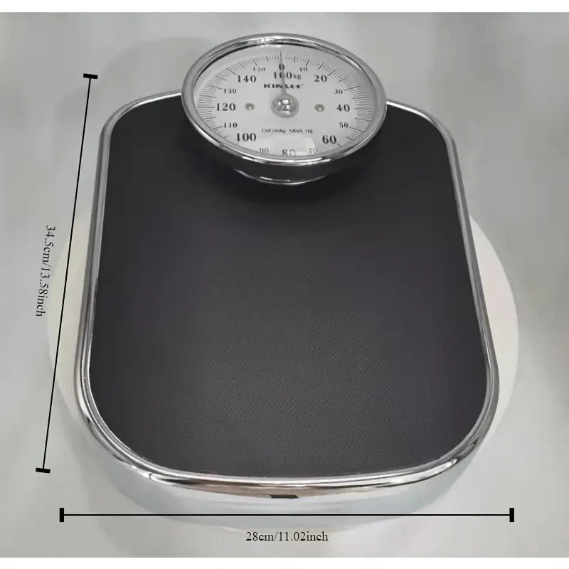 NNETM Vintage Copper Mechanical Bathroom Scale(Black)-4