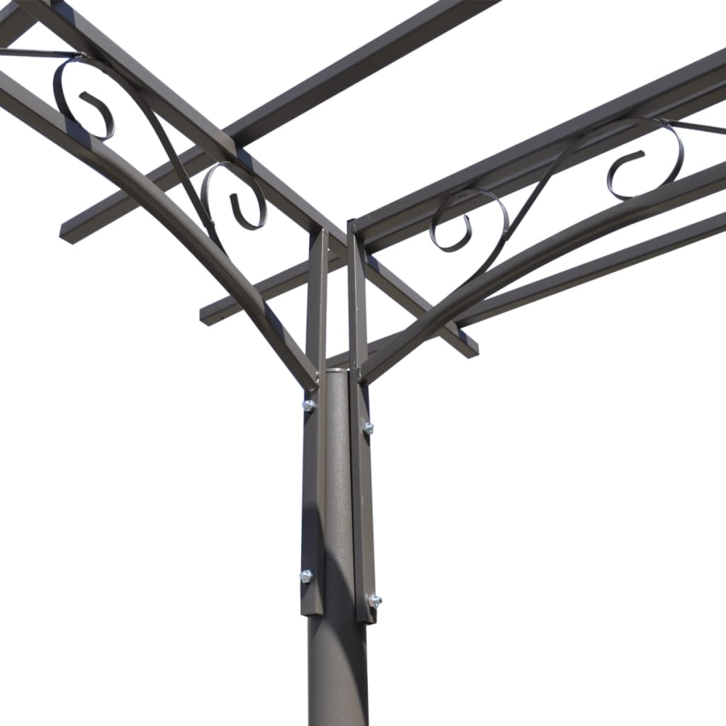 NNEVL Rose Arch garden arbor Steel Garden Decoration-3