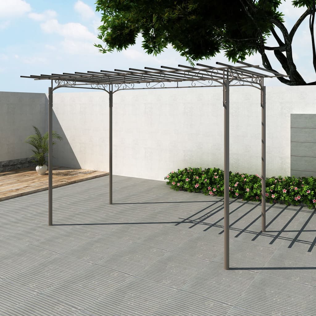 NNEVL Rose Arch garden arbor Steel Garden Decoration-0