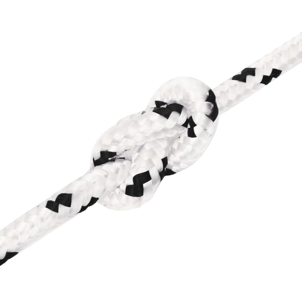 NNEVL Work Rope White 10 mm 100 m Polyester