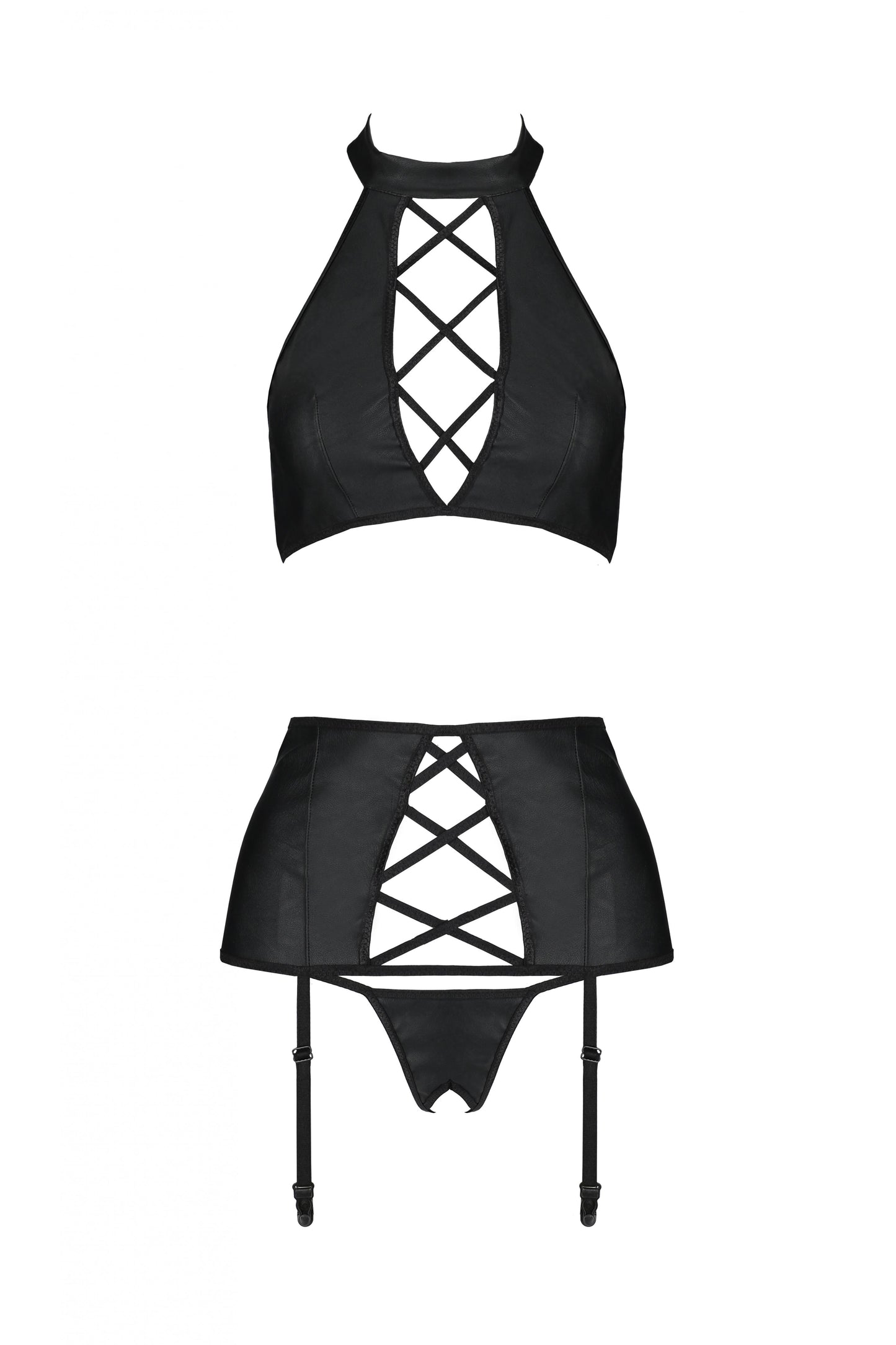 schwarzes ouvert Set PA596252 - 2XL/3XL