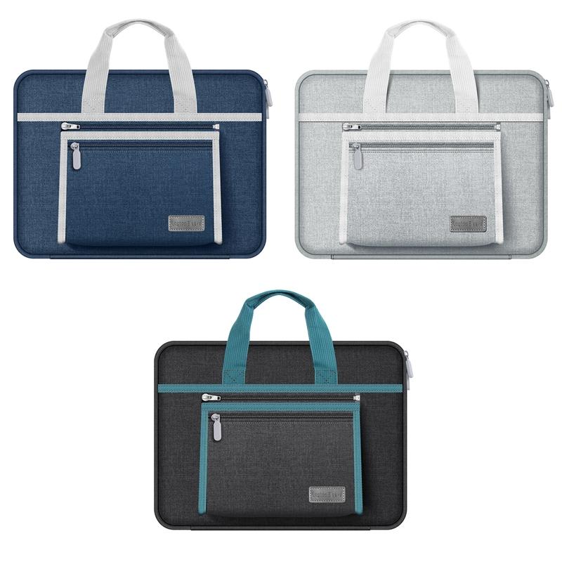 NNEDSZ Portable Oxford Laptop Bag - Durable Fabric Multiple Colours - Dark Blue-2