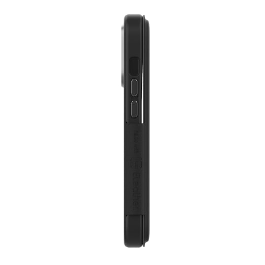 NNEDSZ EFM Monaco Case Armour with ELeather and D3O 5G Signal Plus Technology For iPhone 13 (6.1")/iPhone 14 (6.1") - Black / Space Grey-3
