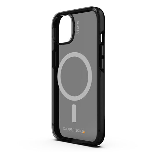 NNEDSZ EFM Alta Case Magsafe Armour with D3O Crystalex For iPhone 14 Plus (6.7") - Smoke / Black-2