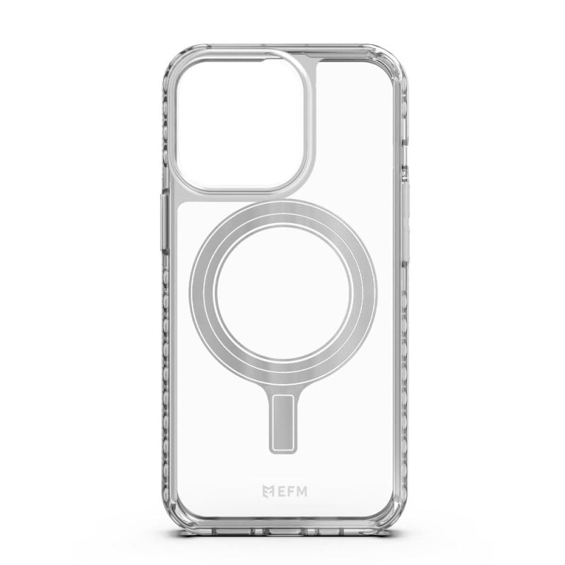 NNEDSZ EFM Zurich Flux Case Armour Compatible with MagSafe for iPhone 13 Pro (6.1" Pro) - Frost Clear-2
