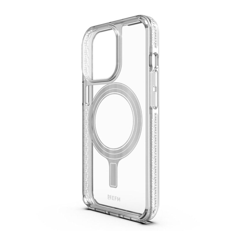NNEDSZ EFM Zurich Flux Case Armour Compatible with MagSafe for iPhone 13 Pro (6.1" Pro) - Frost Clear-3
