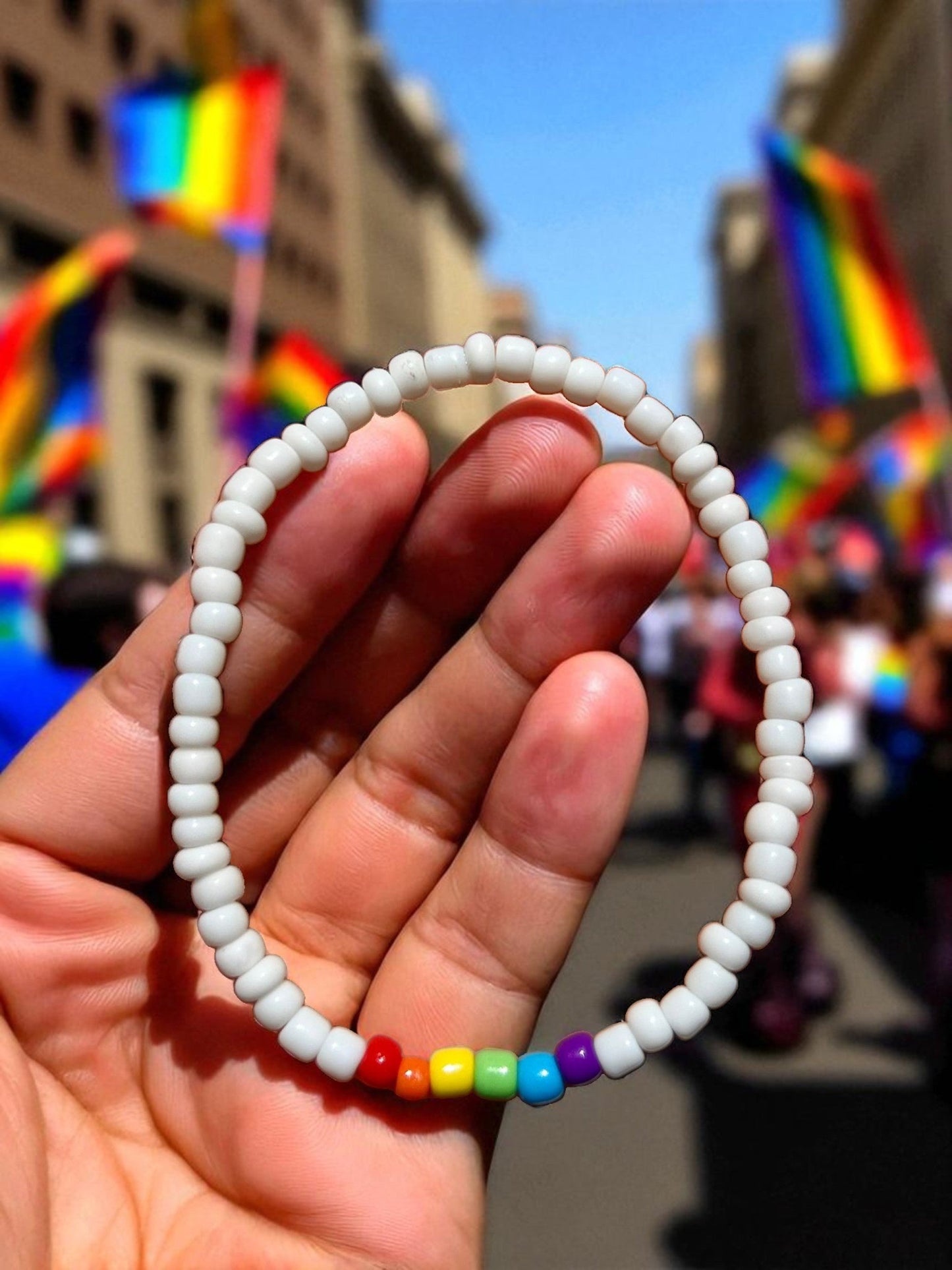 Pride Flag Bracelet Rainbow-1