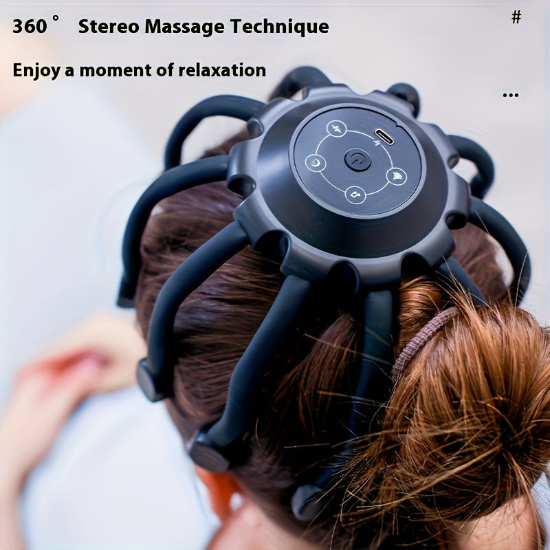 NNETM Multi-Claw Electric Massager for Head, Scalp, and Neck(Black)-1