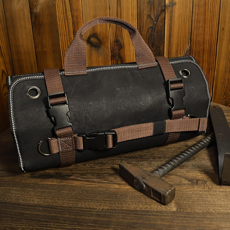 NNETM Mechanic's Roll Tool Bag Organizer-2