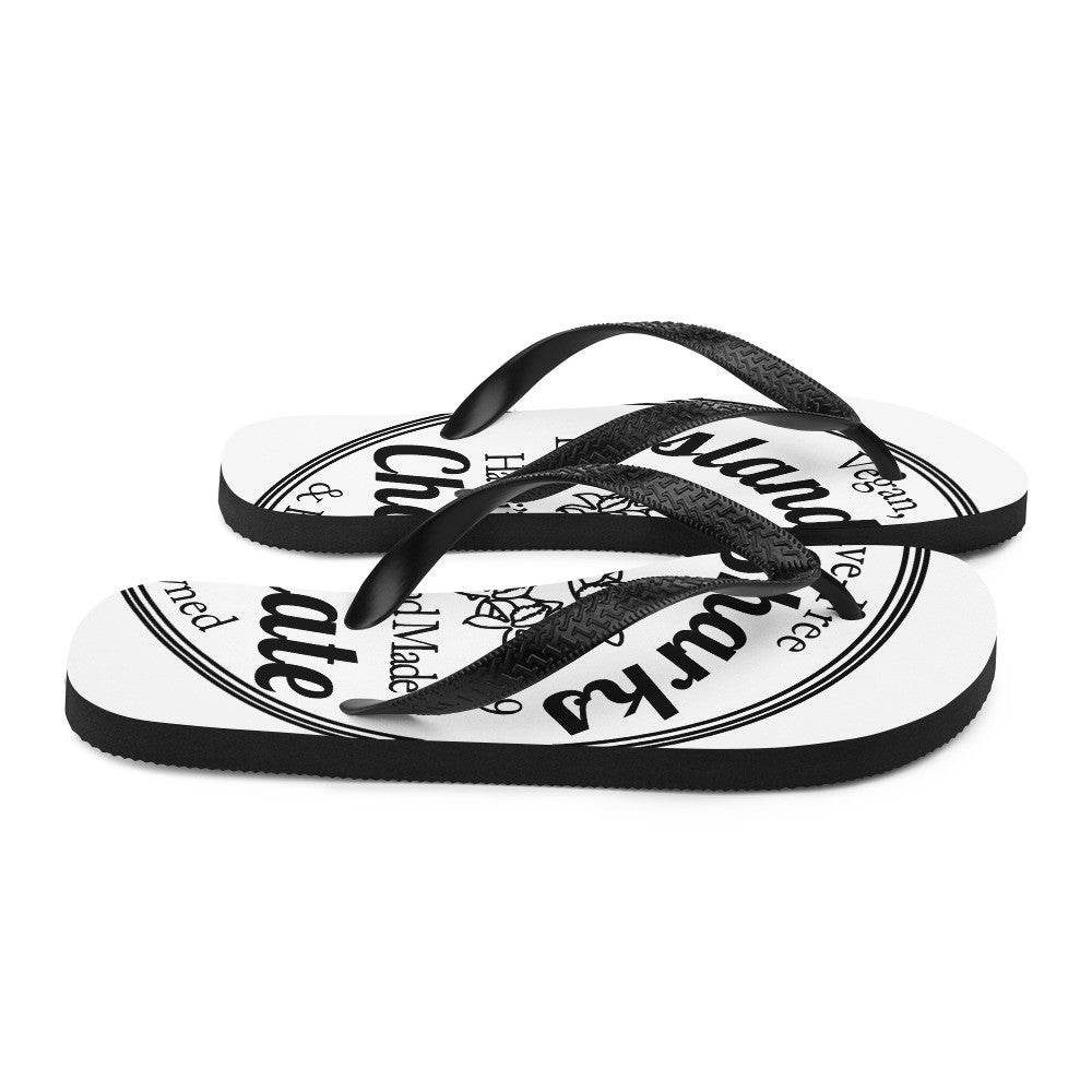 Island Sharks Chocolate Flip-Flops