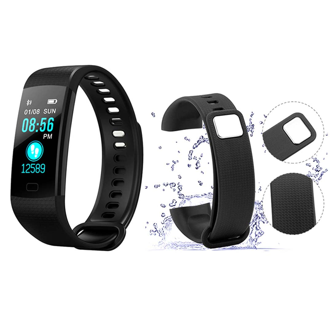 NNEAGS Sport Smart Watch Health Fitness Wrist Band Bracelet Activity Tracker Blue-3