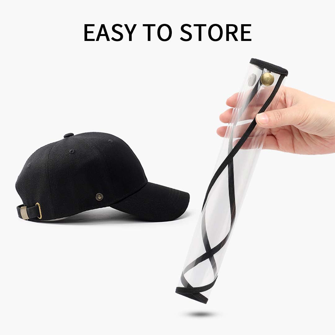 NNEAGS 4X Outdoor Protection Hat Anti-Fog Pollution Dust Protective Cap Full Face HD Shield Cover Kids Black-4