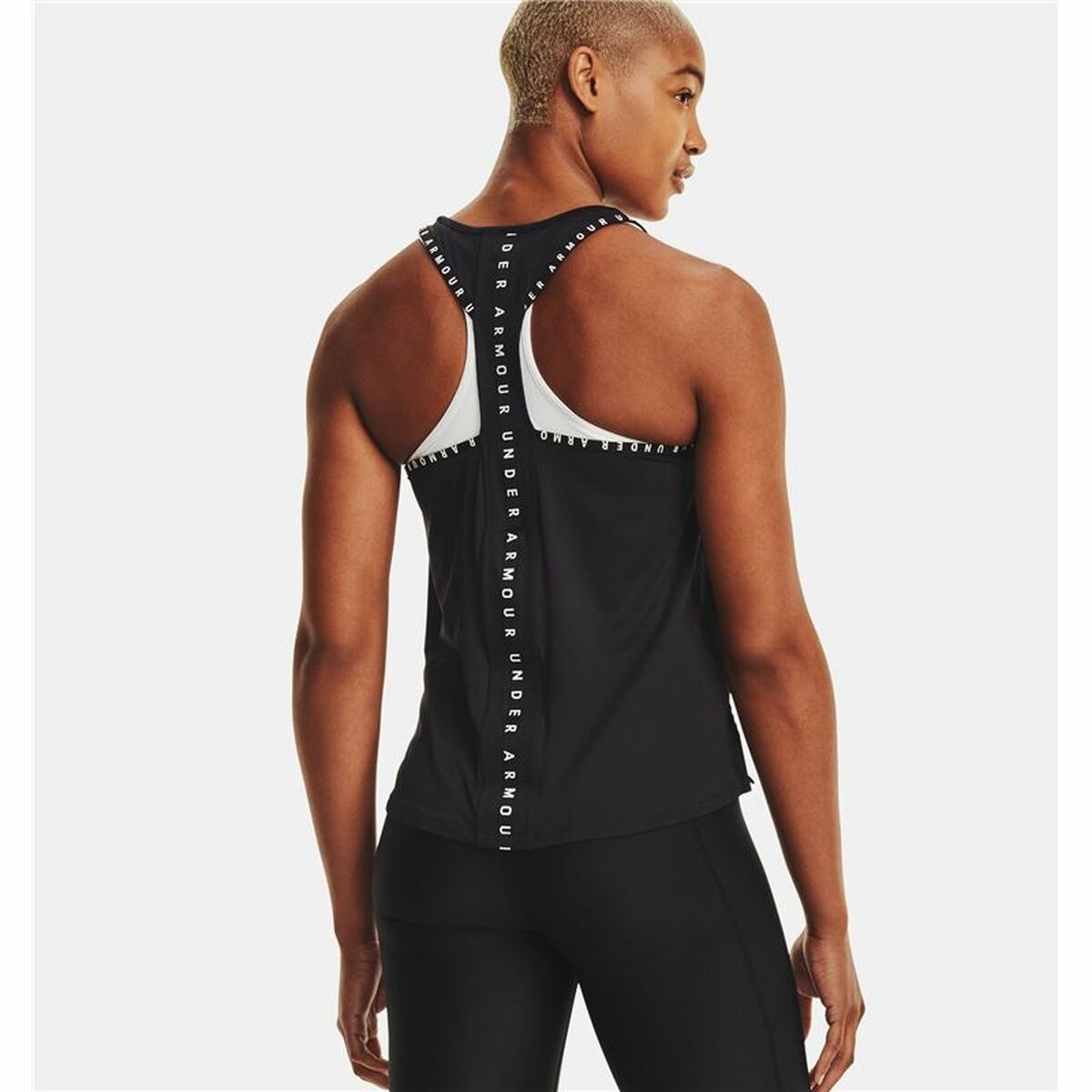 Tank Top Women Under Armour Knockout Black-6
