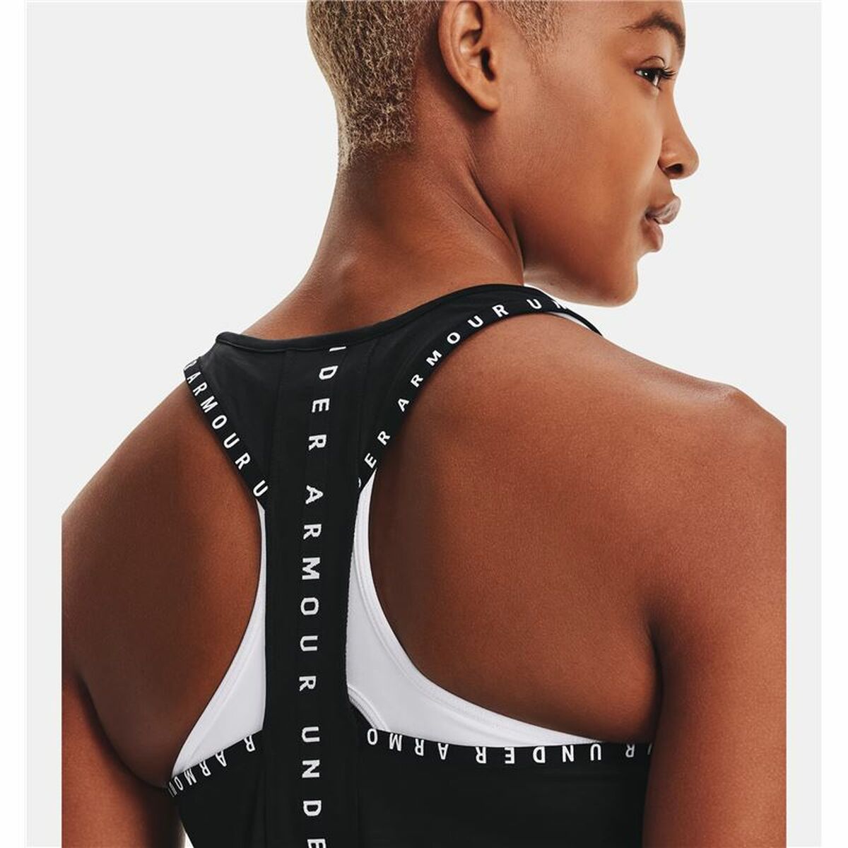 Tank Top Women Under Armour Knockout Black-4