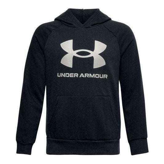 Children’s Hoodie Under Armour Fleece Rival Big Logo Black-0