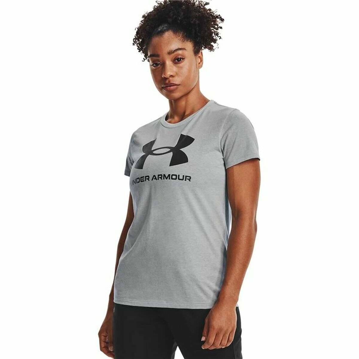 Women’s Short Sleeve T-Shirt Under Armour Sportstyle-0
