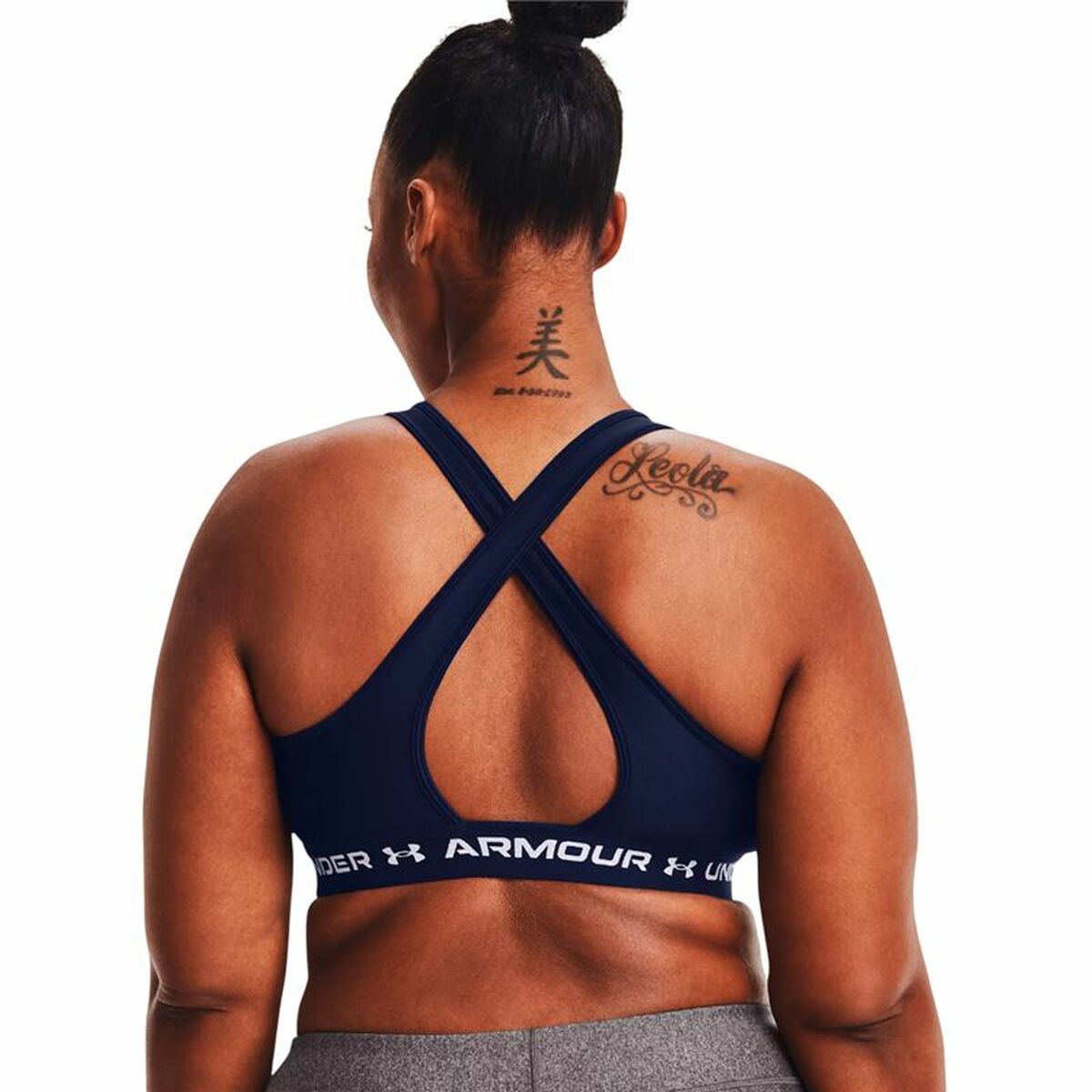 Sports Bra Under Armour Navy Blue-2