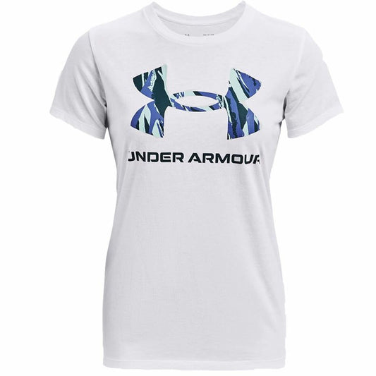 Women’s Short Sleeve T-Shirt Under Armour Graphic White-0
