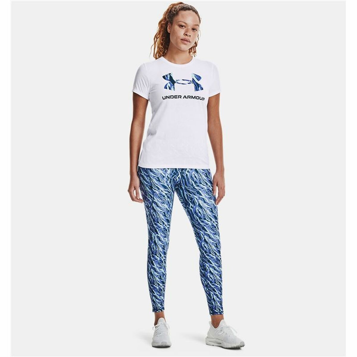 Women’s Short Sleeve T-Shirt Under Armour Graphic White-4
