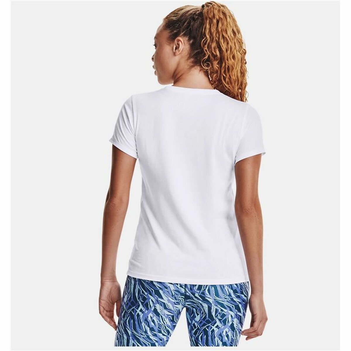 Women’s Short Sleeve T-Shirt Under Armour Graphic White-3