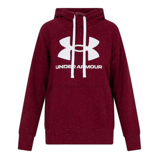 Women’s Hoodie Under Armour Fleece Rival Red Dark Red-0