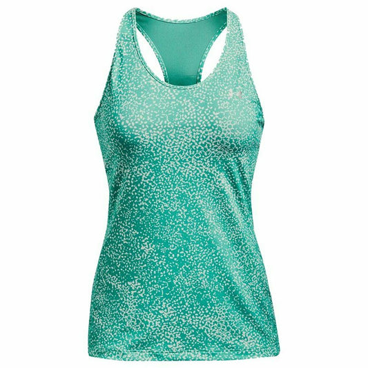 Women’s Short Sleeve T-Shirt Under Armour HeatGear  Aquamarine-10