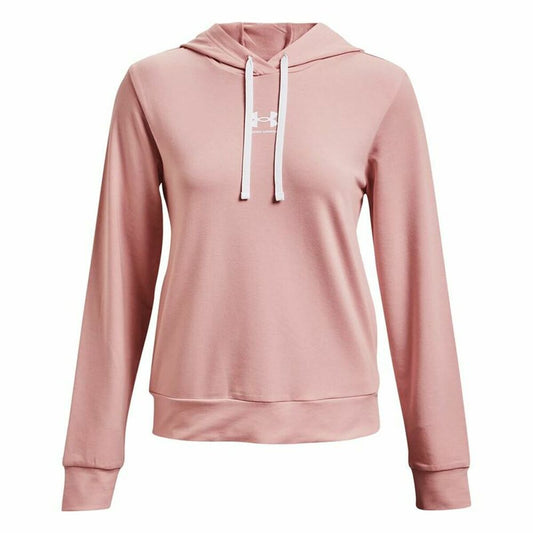 Women’s Hoodie Under Armour Rival Terry Pink-0