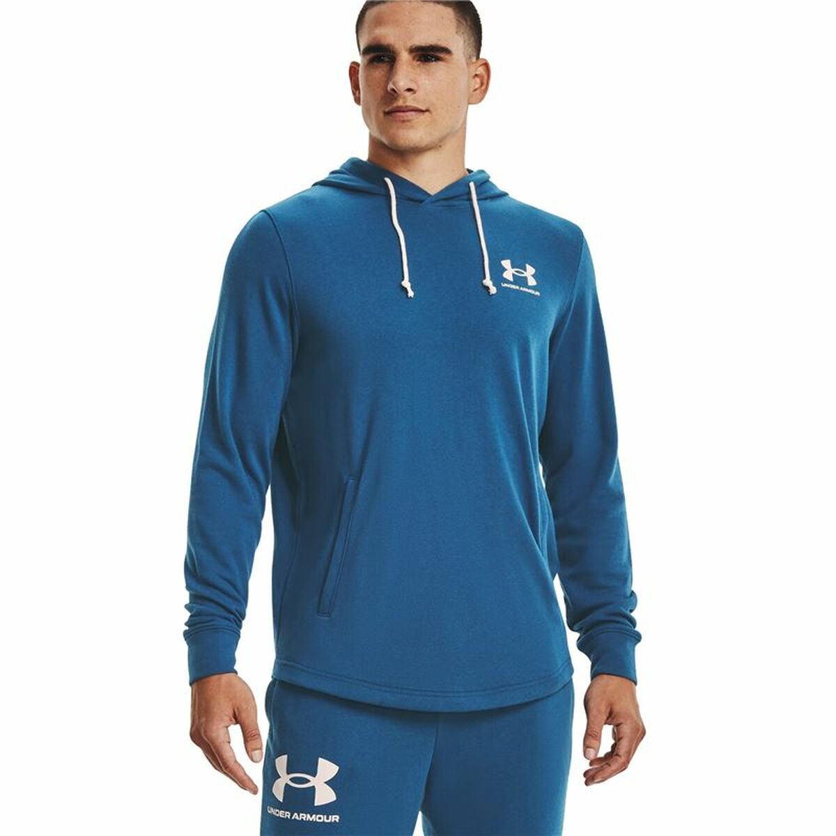 Men’s Hoodie Under Armour Rival Terry Blue-5