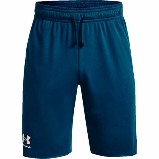 Men's Sports Shorts Under Armour Rival Terry Blue-0