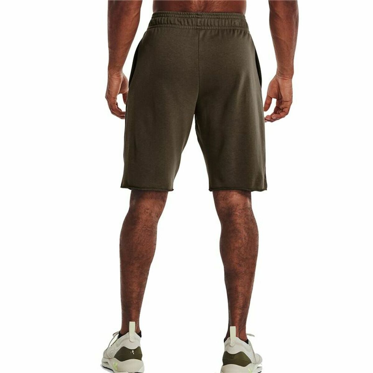 Adult Trousers Under Armour  Rival Terry Men Olive-5