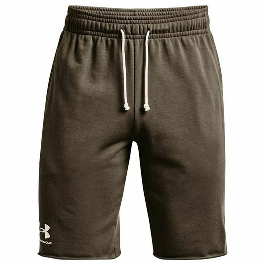 Adult Trousers Under Armour  Rival Terry Men Olive-10