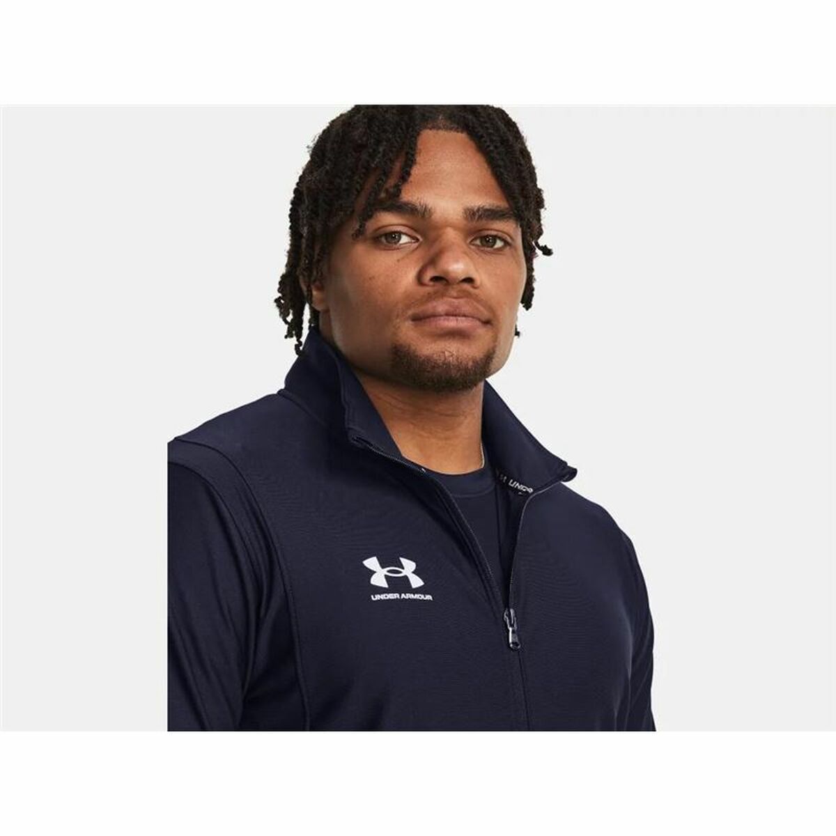 Training Sweatshirt for Adults Under Armour Challenger Blue-3