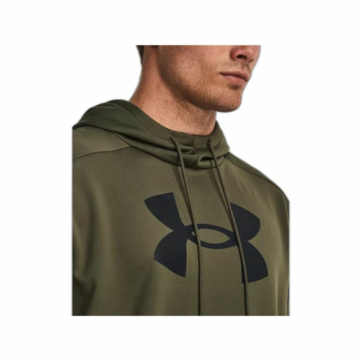 Men’s Hoodie Under Armour Fleece Big Logo Olive-2