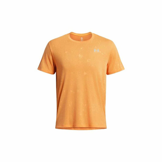 Men’s Short Sleeve T-Shirt Under Armour Launch Dark Orange-0