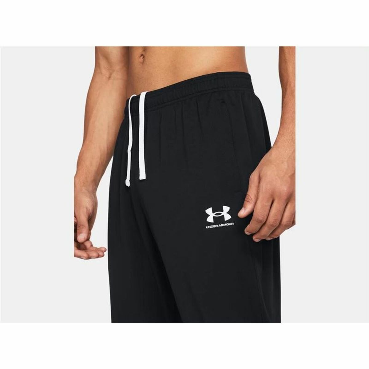 Football Training Trousers for Adults Under Armour Challenger Black Men-4