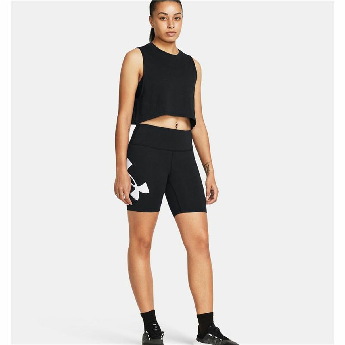Sport leggings for Women Under Armour Campus 7in Black-5